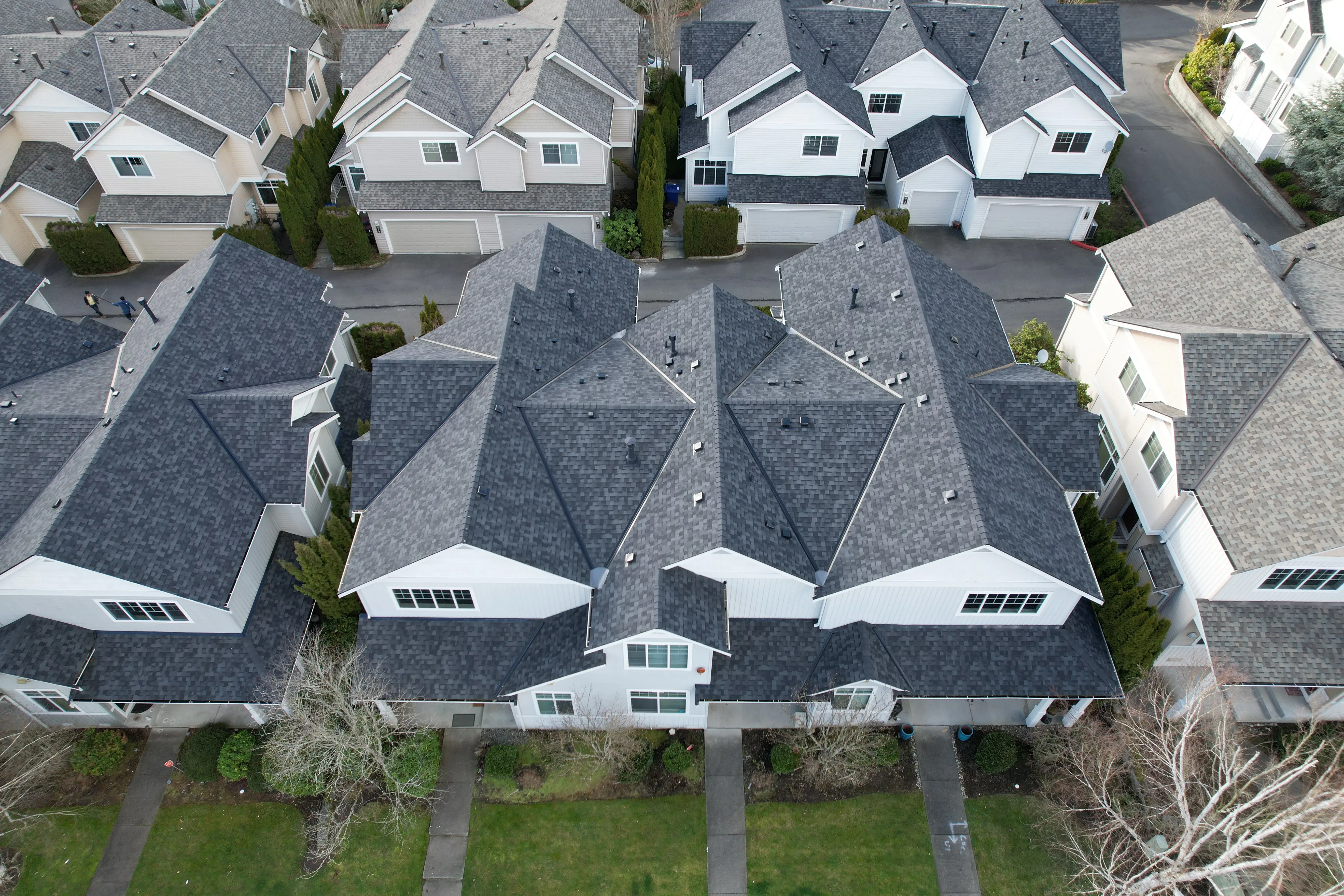 Asphalt shingle roofing installation by Valentin Roofing